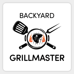 Backyard Grill Master Magnet